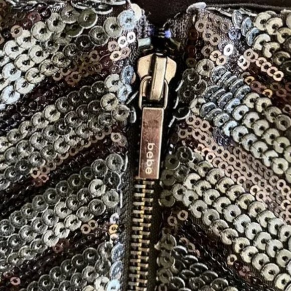 💋STUNNINGLY BEAUTIFUL💋 Vintage Strapless Sequin Dress - Picture 13 of 15